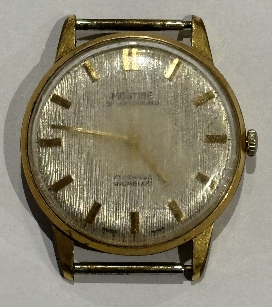 Vintage Men's Wristwatch. When Wound Ticking away Nicely