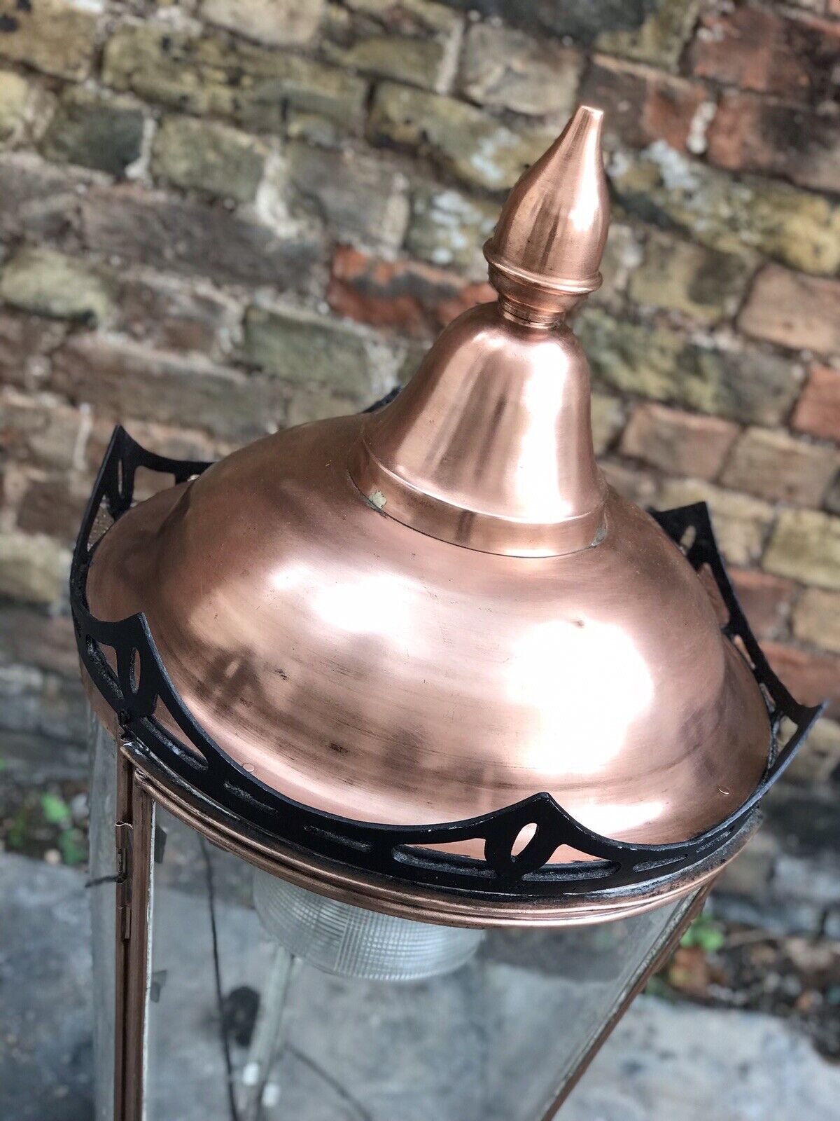 Lamppost Copper Lantern