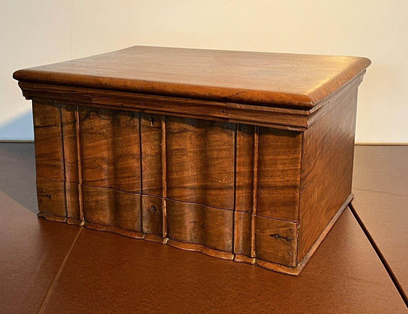 Victorian Walnut Jewellery/ Trinket Box With Drawer