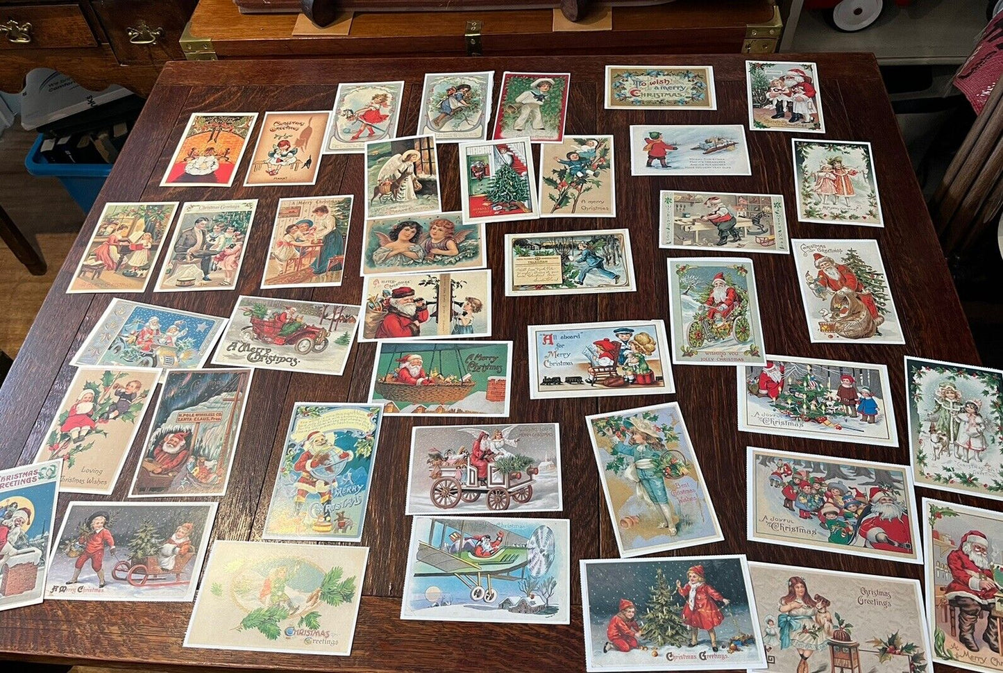 Christmas Postcard Collection. Set Of 40