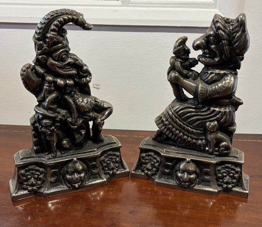 Cast Iron Punch And Judy Door Stops