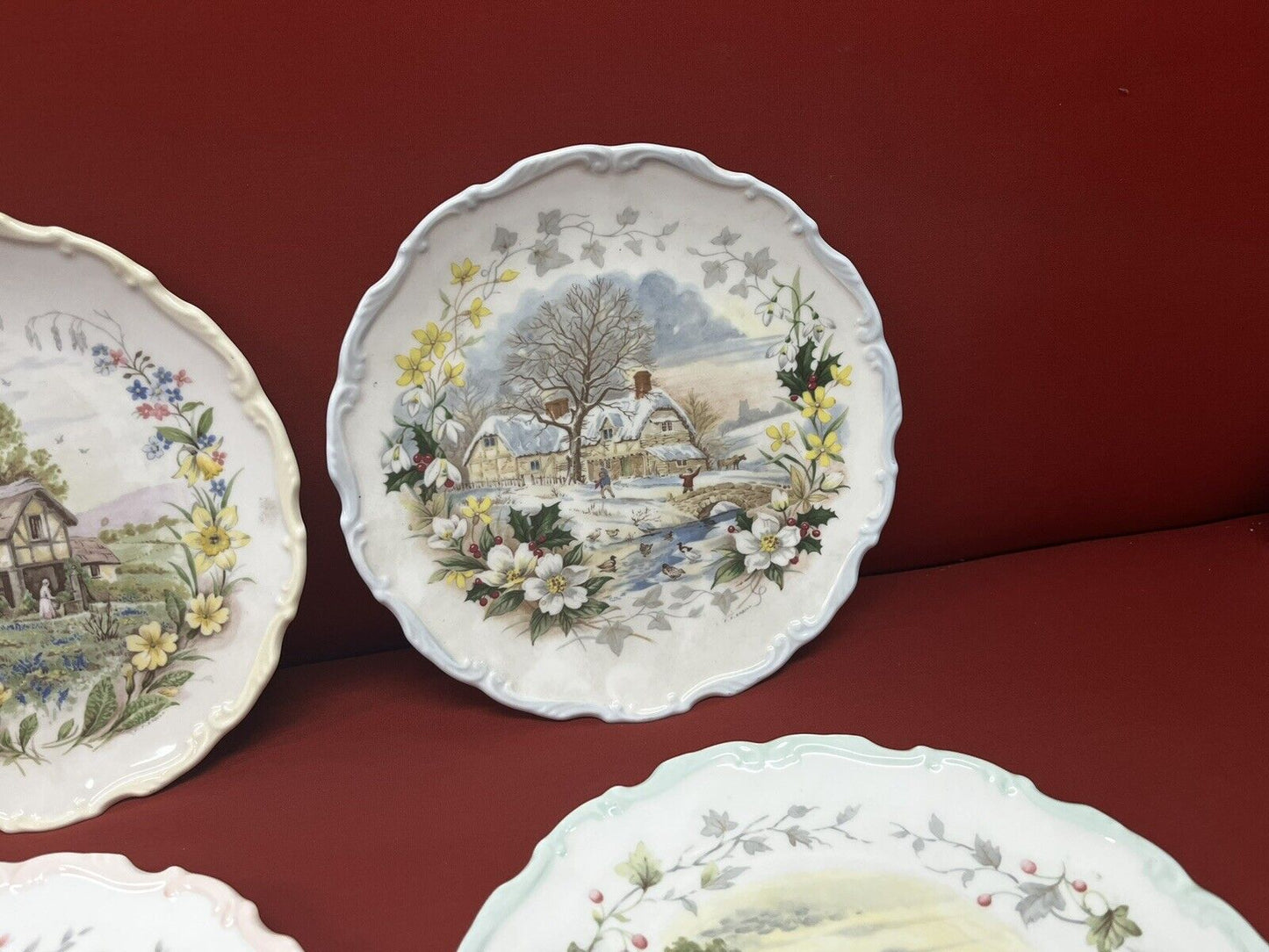 Royal Albert Cottage Garden Year Series. Spring, Summer , Autumn & Winter