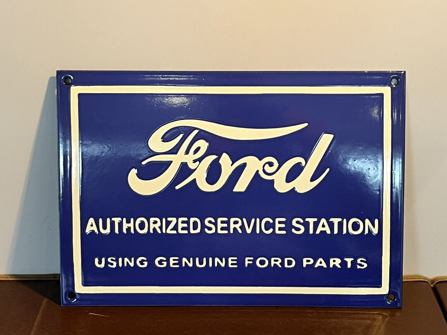 Advertising Garage Enamel Sign.