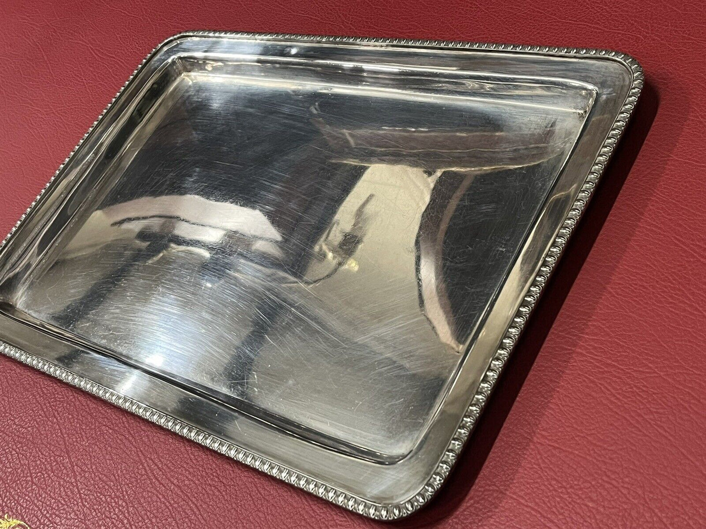 Silver Plate Drinks Tray.