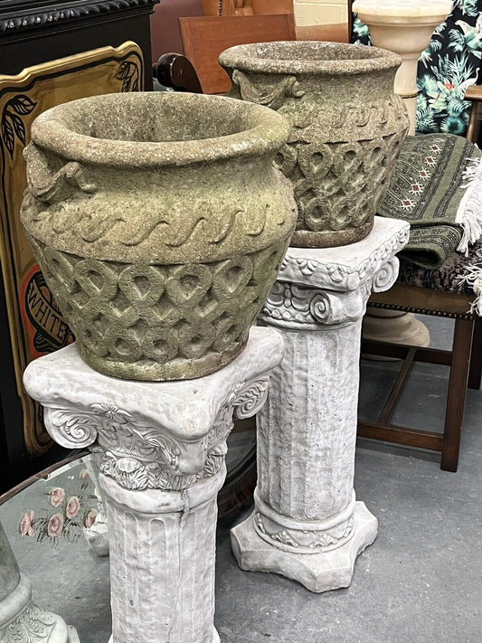 Pair Of Planters, Urns, Plant Pots