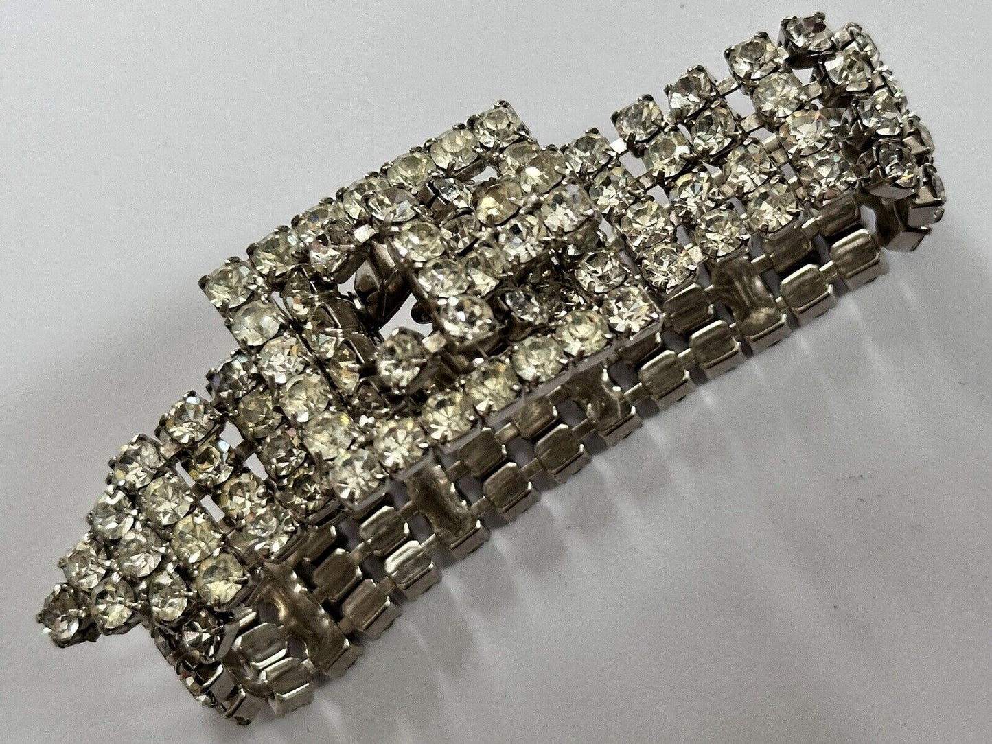 Vintage Paste Belt Buckle Style Bracelet