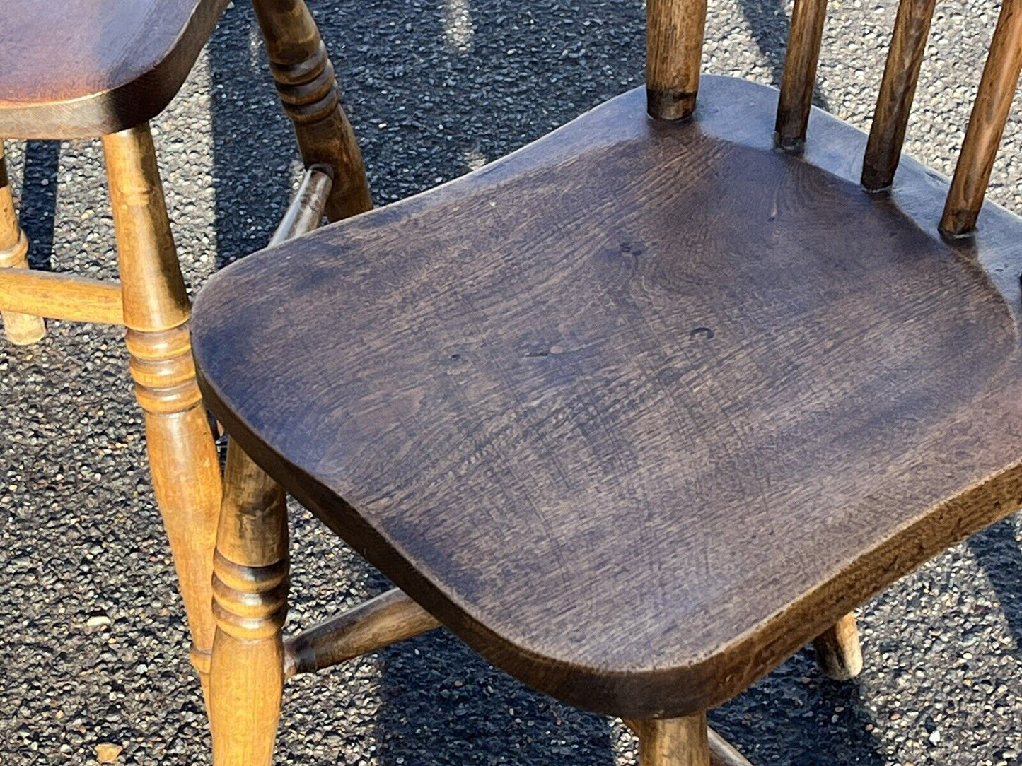 Victorian Oak Kitchen Dining Chairs