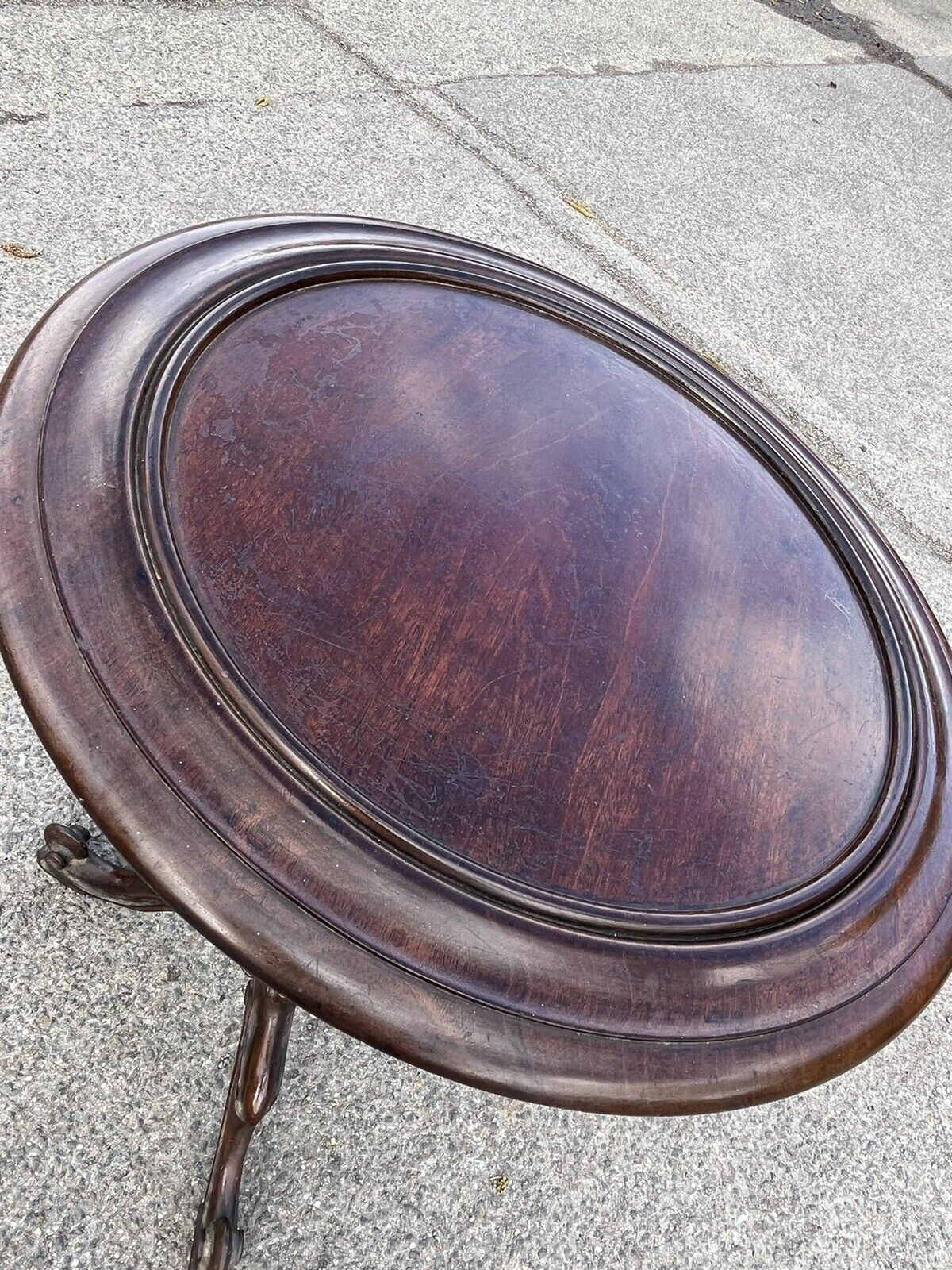 Victorian Mahogany Side Table. Lamp Table