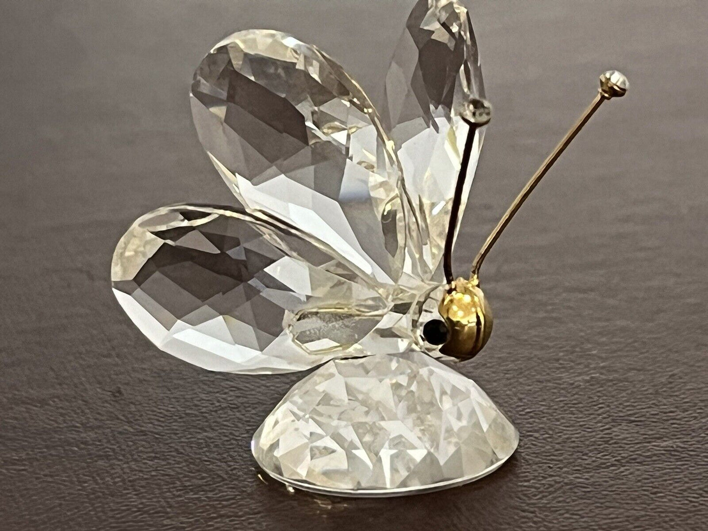 Swarovski Crystal Swan Signed Butterfly