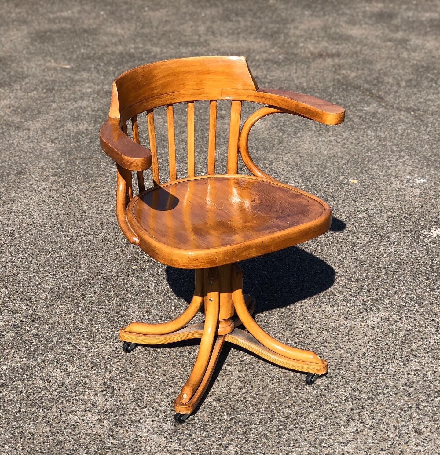 Bentwood swivel chair sale