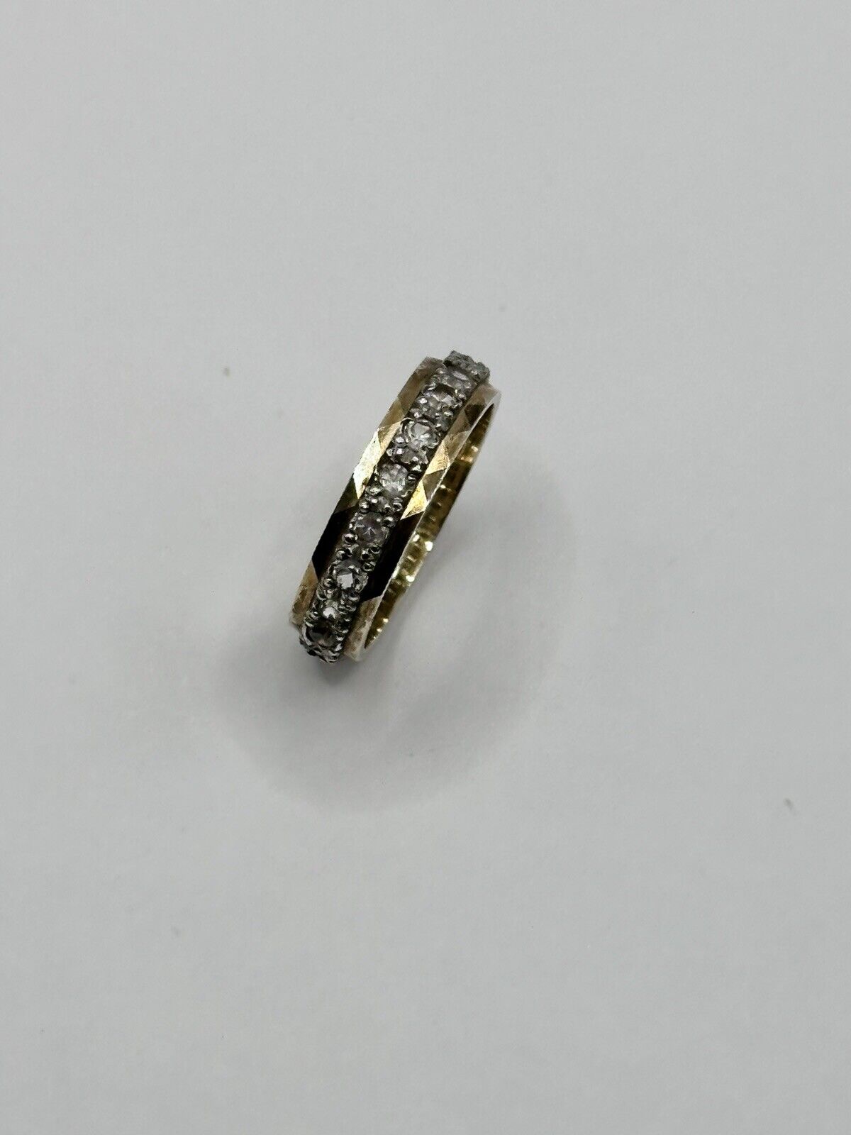 Vintage 9ct Gold Paste Eternity Ring