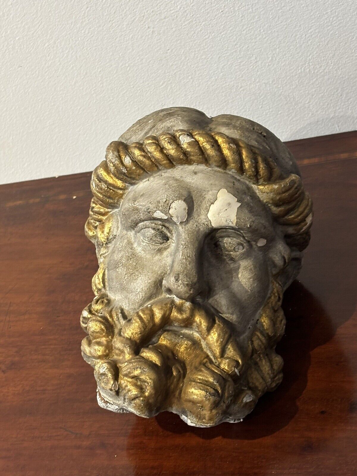 Plaster Bust Of A Greek God