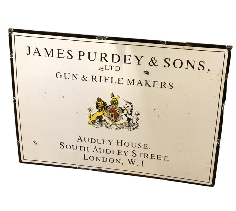 James Purdy & Sons Enamel Sign. We ship Worldwide.