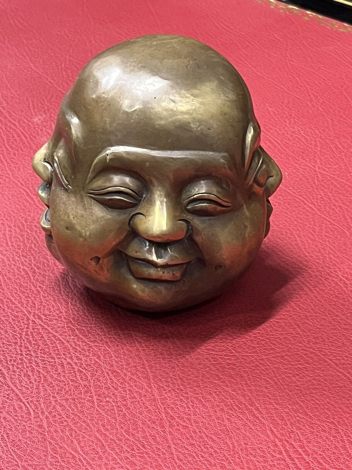 Bronze Four Faces Paperweight