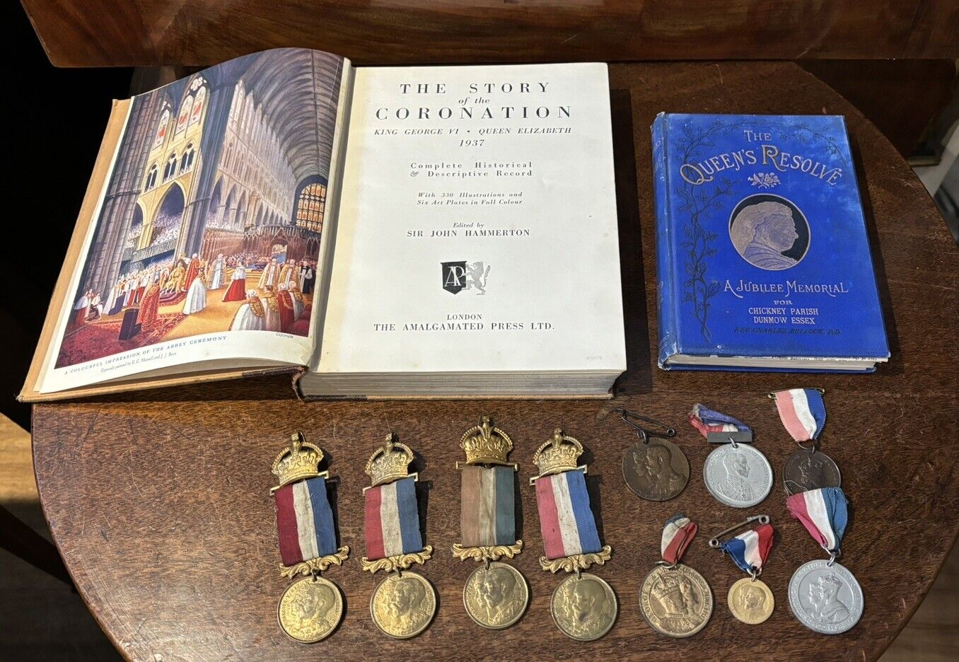 Coronation Medals And Books