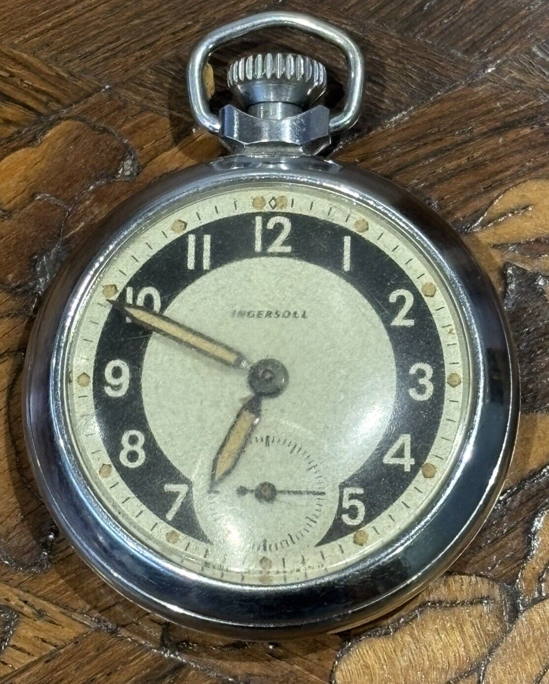 World War 2 War Department Ingersoll Pocket Watch