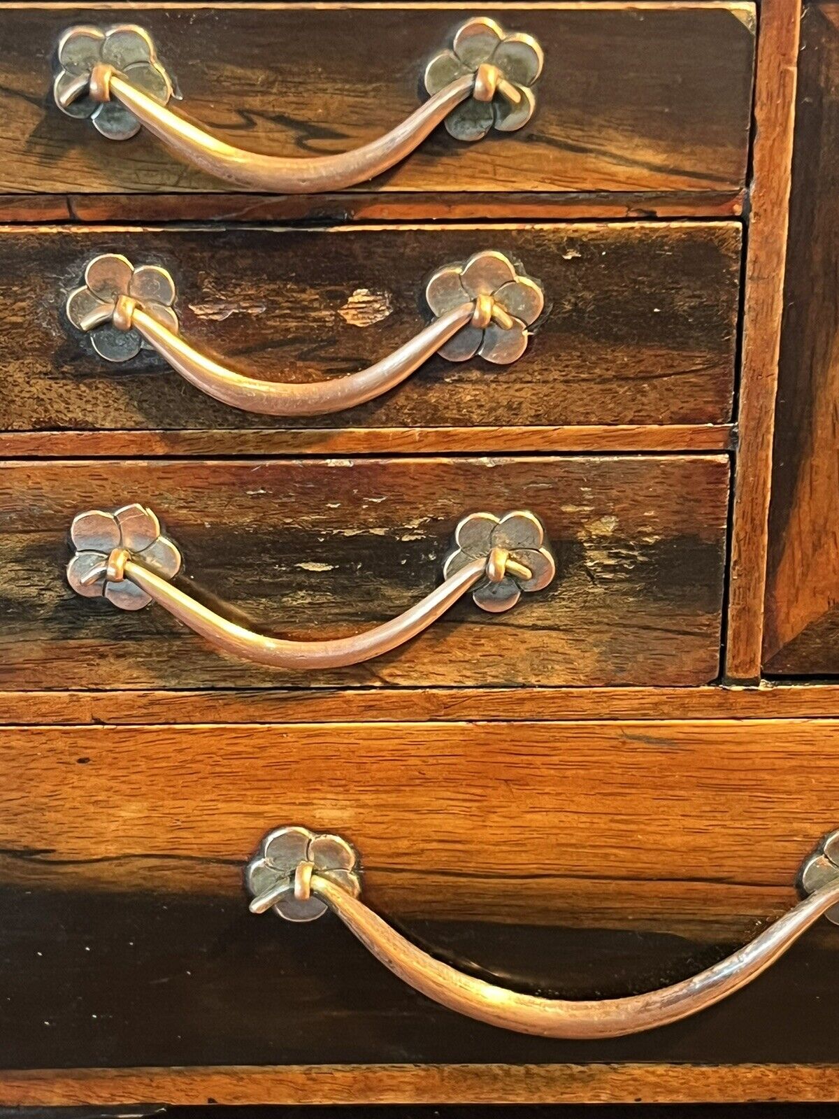 Edwardian Jewellery Or Trinket Box. With Secret Drawers.