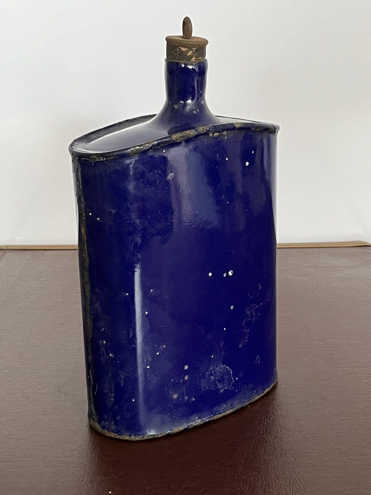 British WW1 Canteen, Blue Enamel