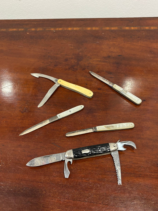 Collection of old pen knives