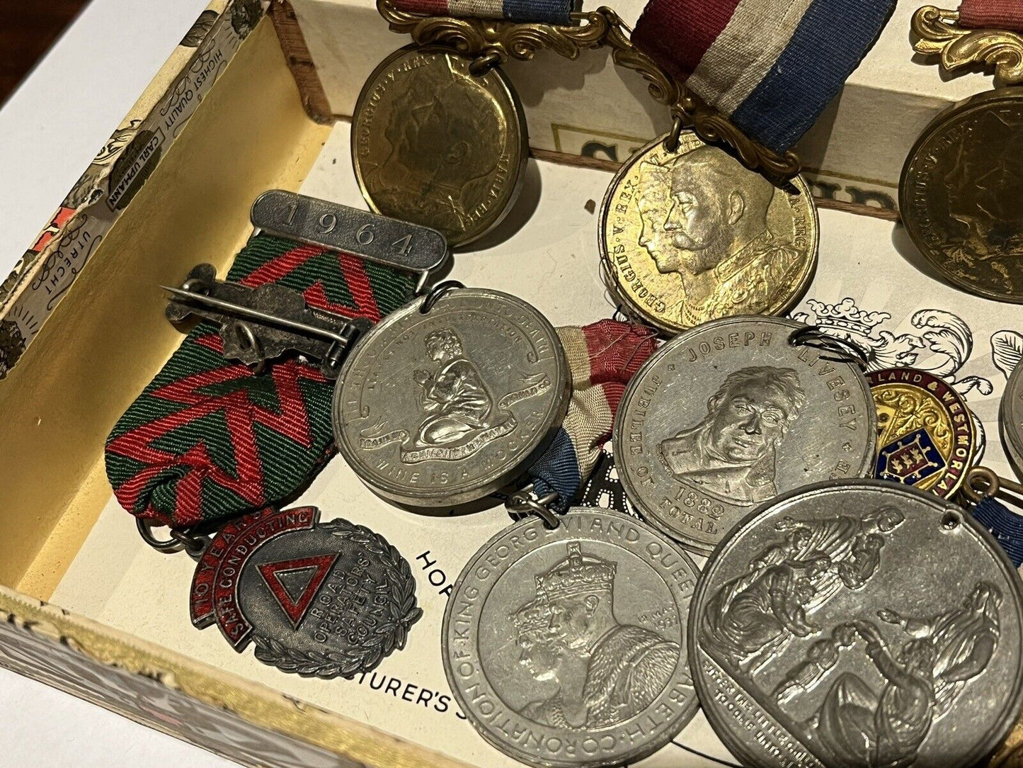 Box Of Coronation Medals