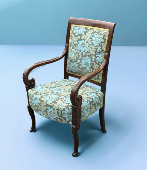 Regency Mahogany Country House Library Armchair.