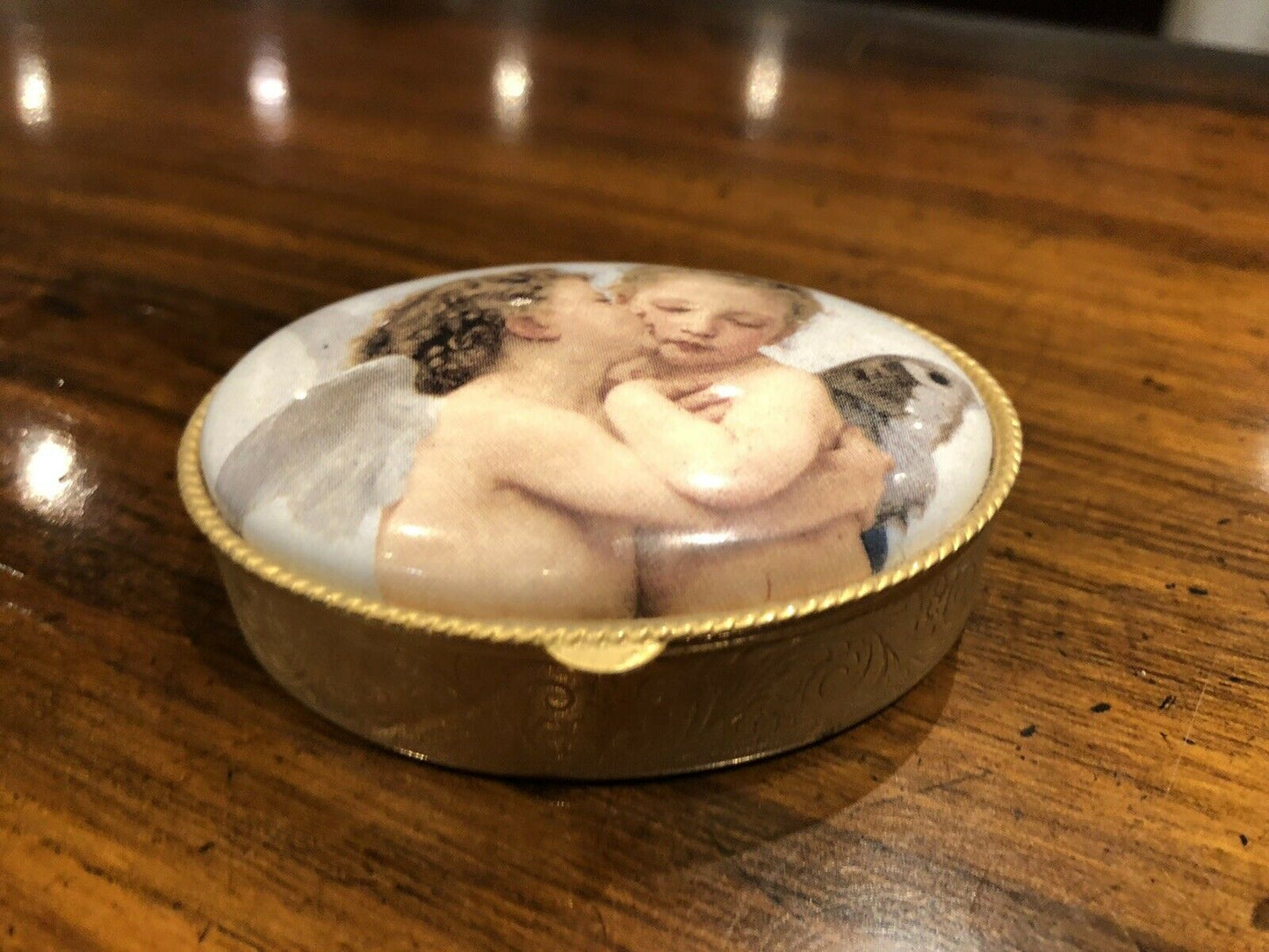 Porcelain Trinket Box.