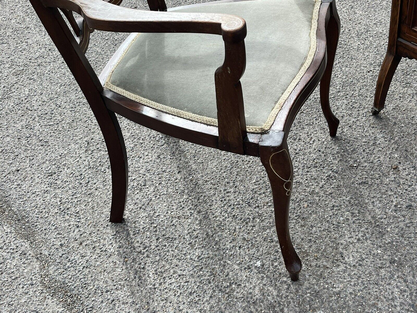 English Victorian Rosewood Davenport Desk & Chair, Possibly By James Shoolbred.