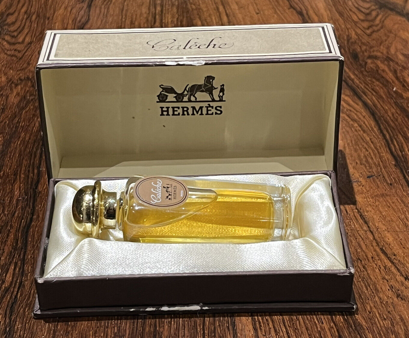 Vintage Hermes Caleche Perfume In Original Box