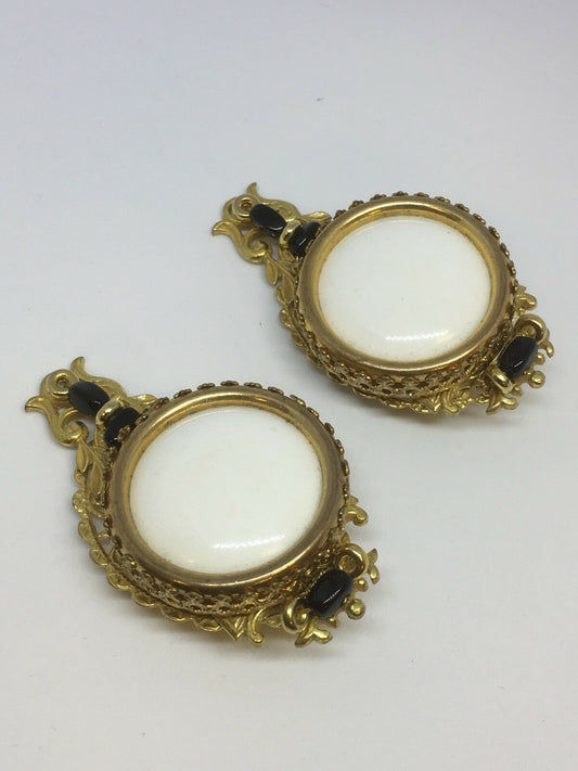 Vintage Clip On Earrings Statement