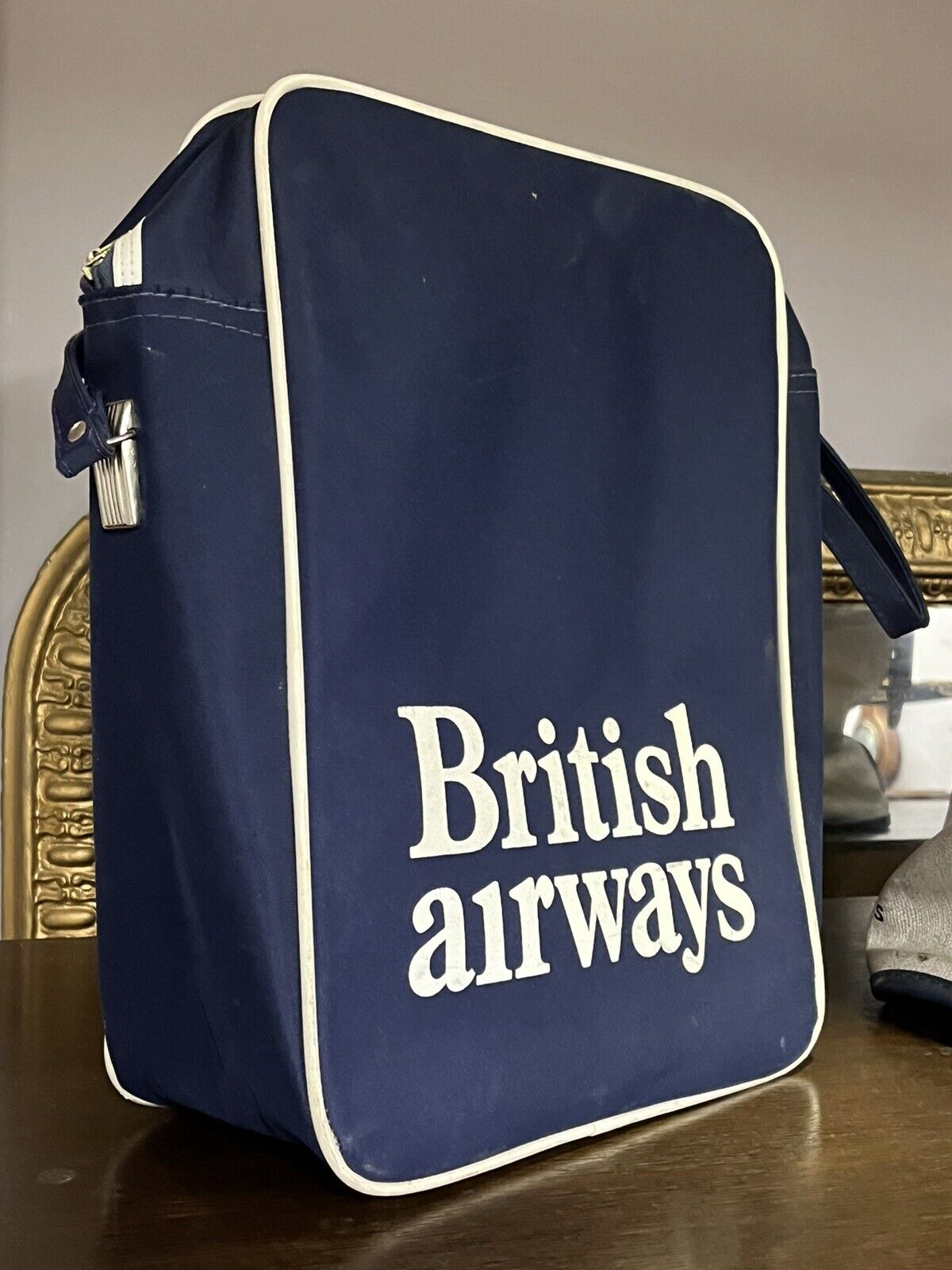 Pair Of Vintage Original Airline Flight Bags