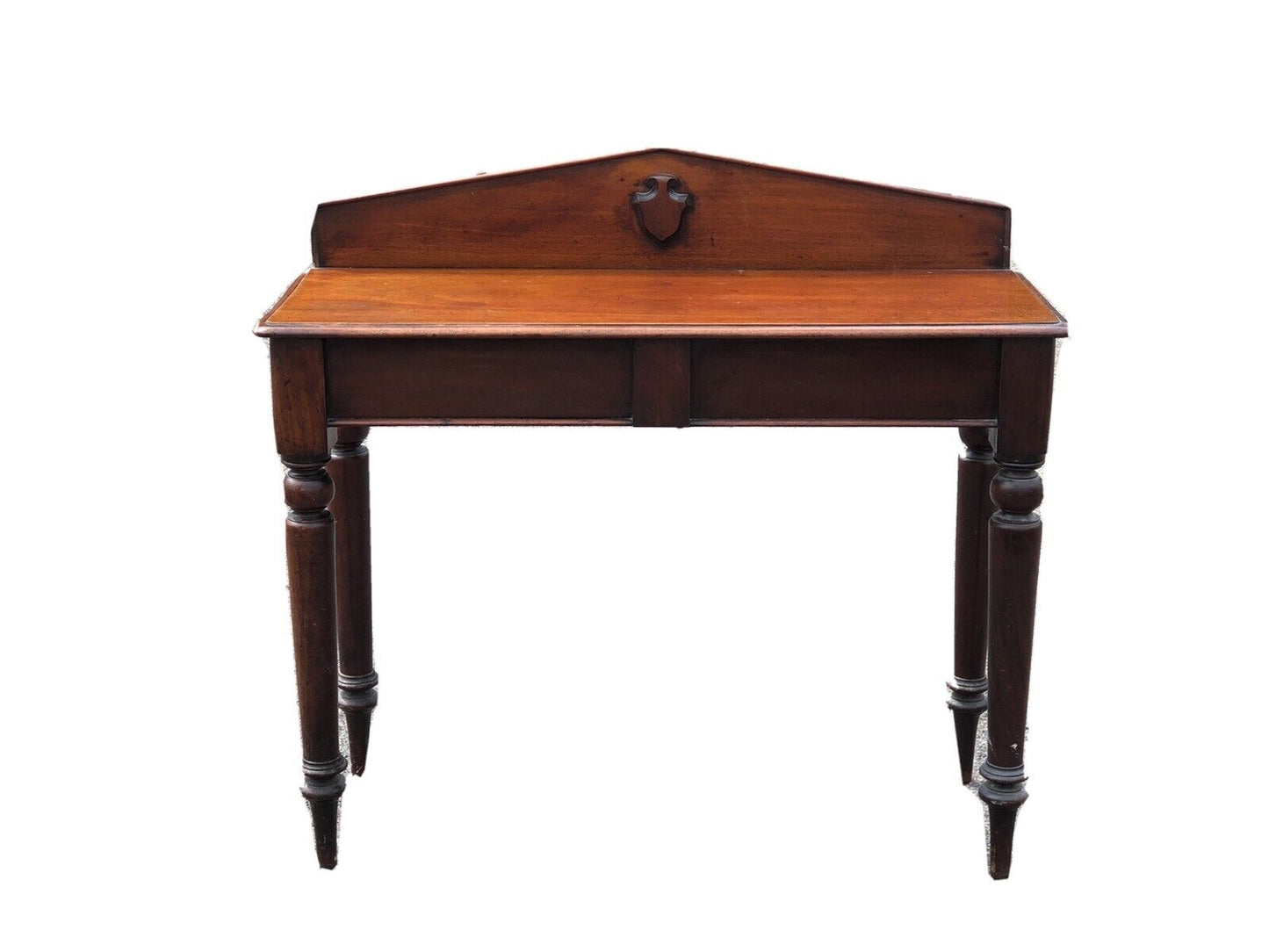 Victorian Mahogany Console Table, Hall Or Side Table, Secret Drawer.