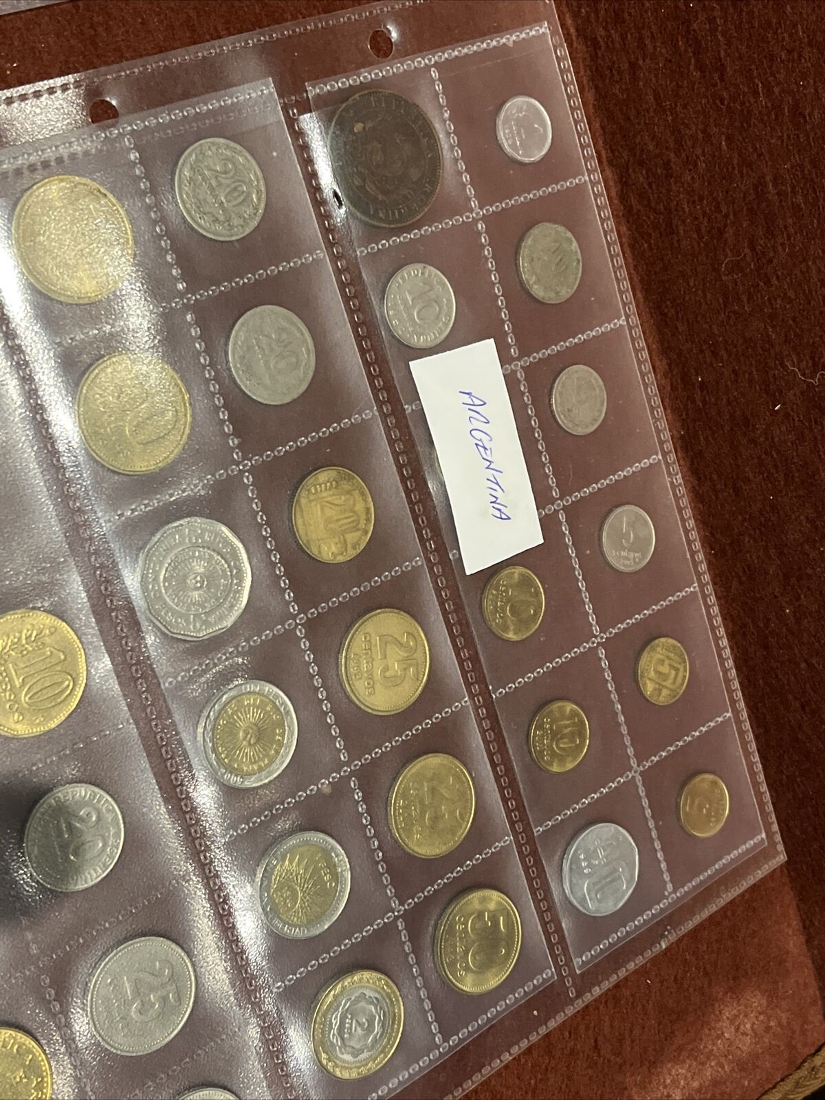 Argentina, Panama & Nicaragua Coin Collection