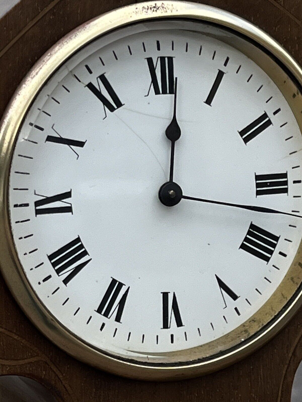 Art Nouveau Inlaid Mantle Clock