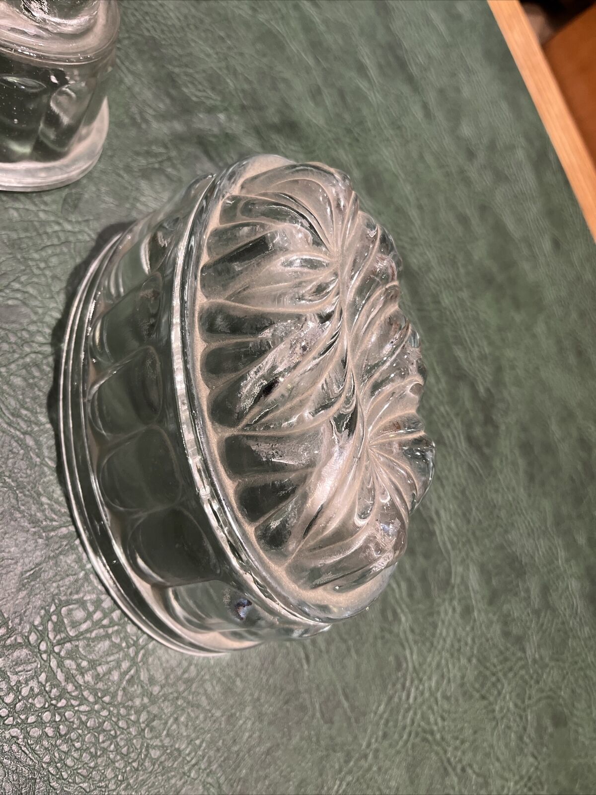 Set Of Vintage Glass Jelly Moulds