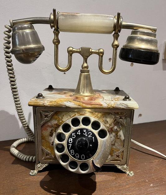 Vintage Onyx Telephone