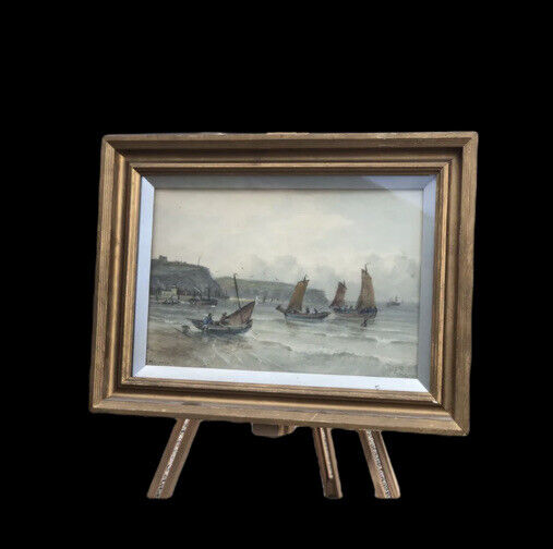 Marine Watercolour By F E Jamieson 1895-1950. Framed.