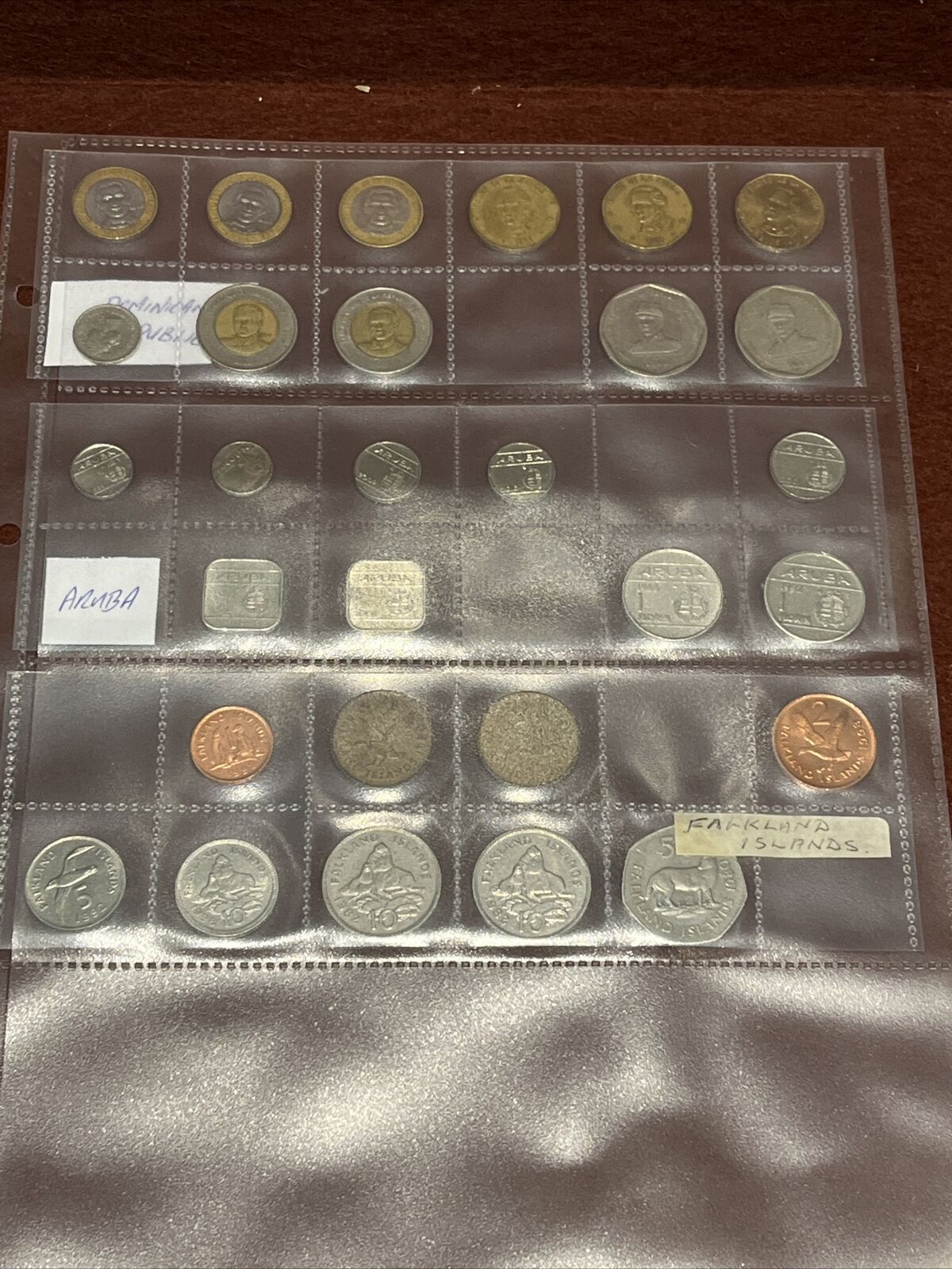 Falkland Islands, Arabia & Dominion Republic Coin Collection