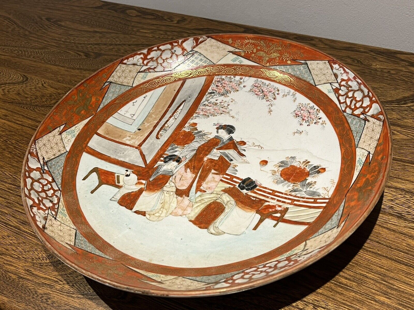 Antique Satsuma Plate.