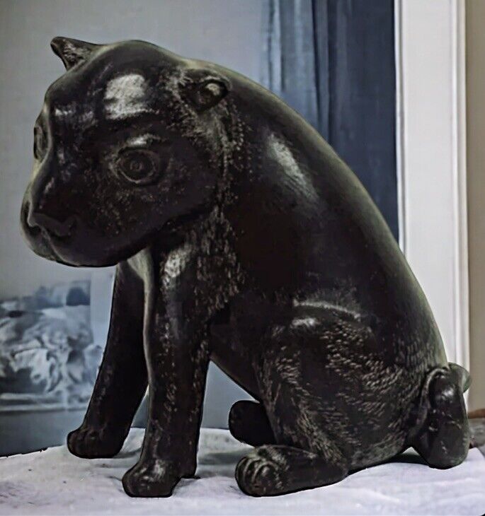 Antique Bronze Figure Of A Dog