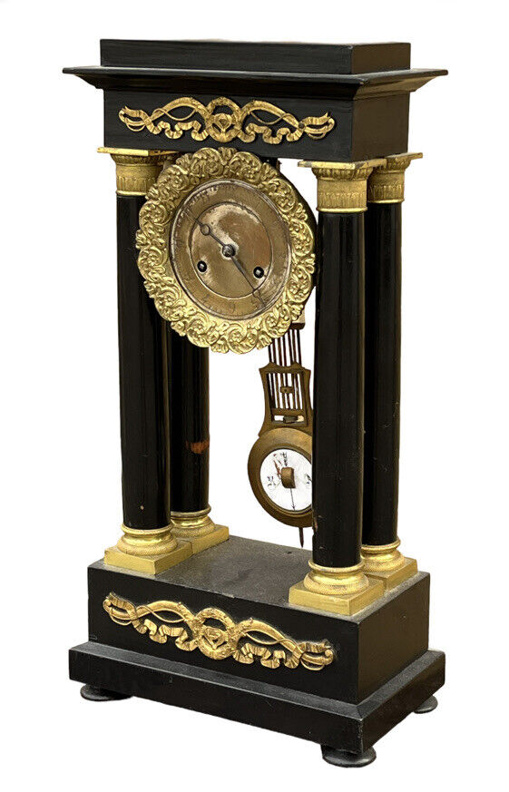 Victorian French Boulle Clock. Chines On A Bell