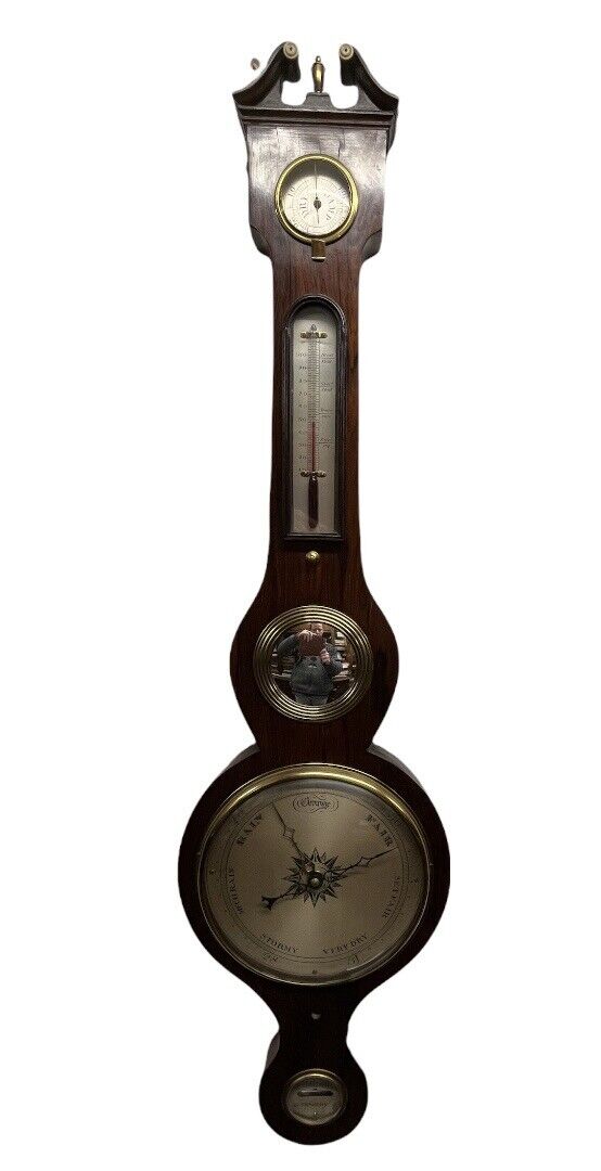 Victorian Barometer In Rosewood Case by G. Matteri of Tenbury.