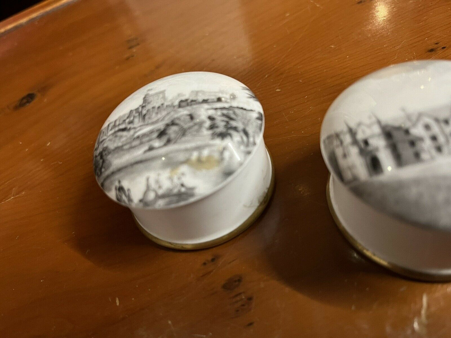 Pair Of Porcelain Pots