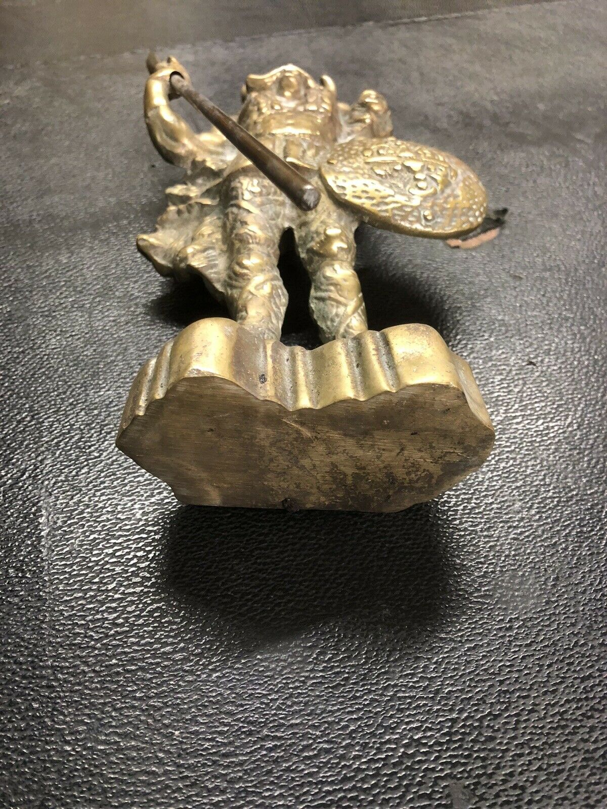 Viking Figure. Highly Detailed And Made Of Solid Brass