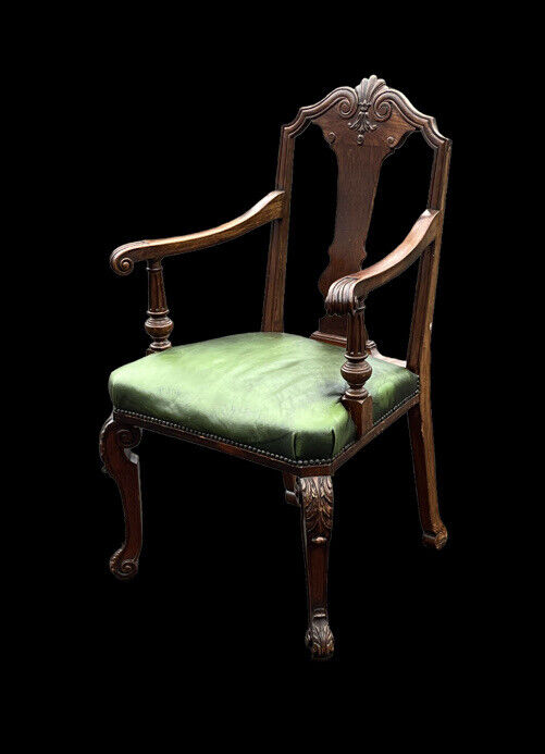 Antique Library Armchair.