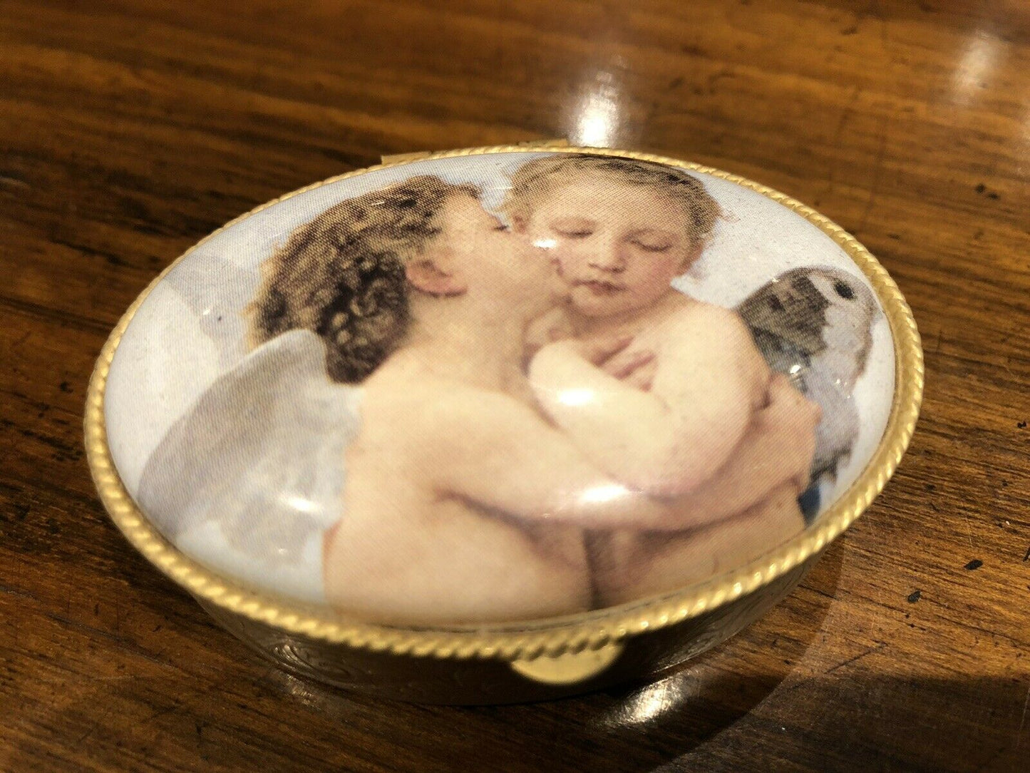 Porcelain Trinket Box.