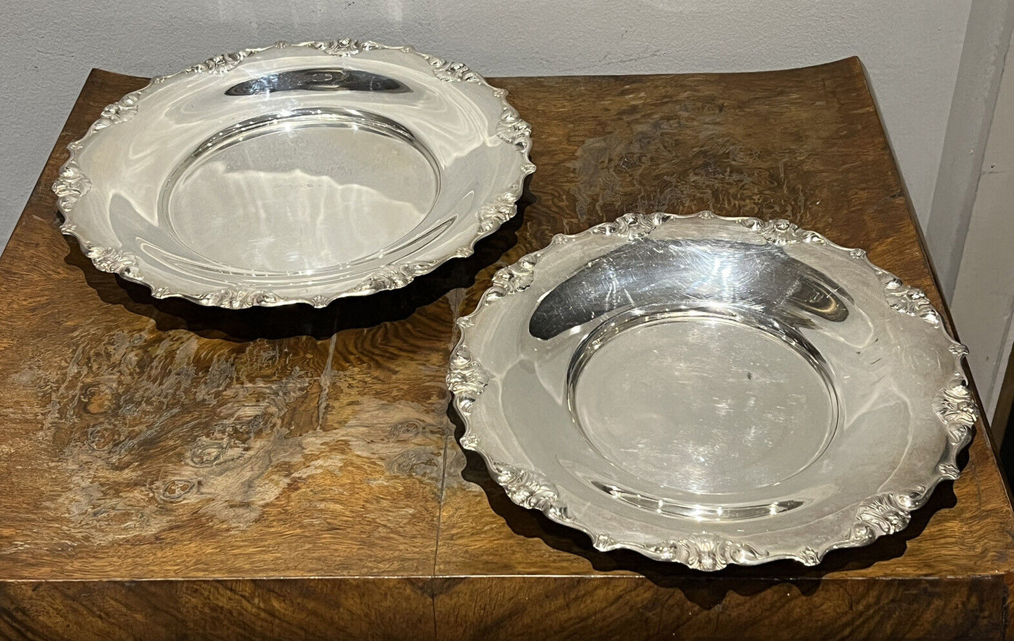 Antique Silver Plate Serving Dishes