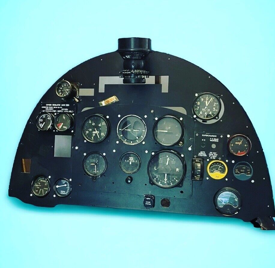 RAF Cockpit Dash With Air Ministry Dials