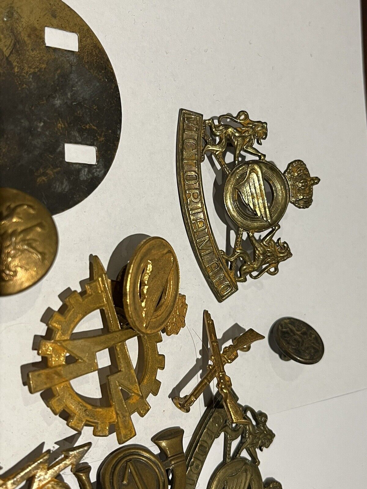 Cap Badges & Buttons Collection