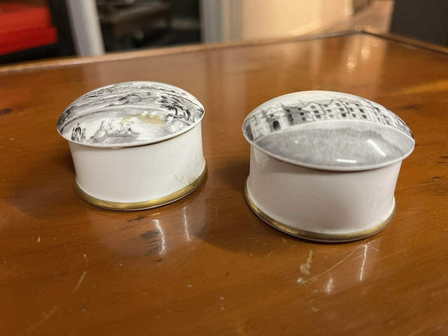 Pair Of Porcelain Pots