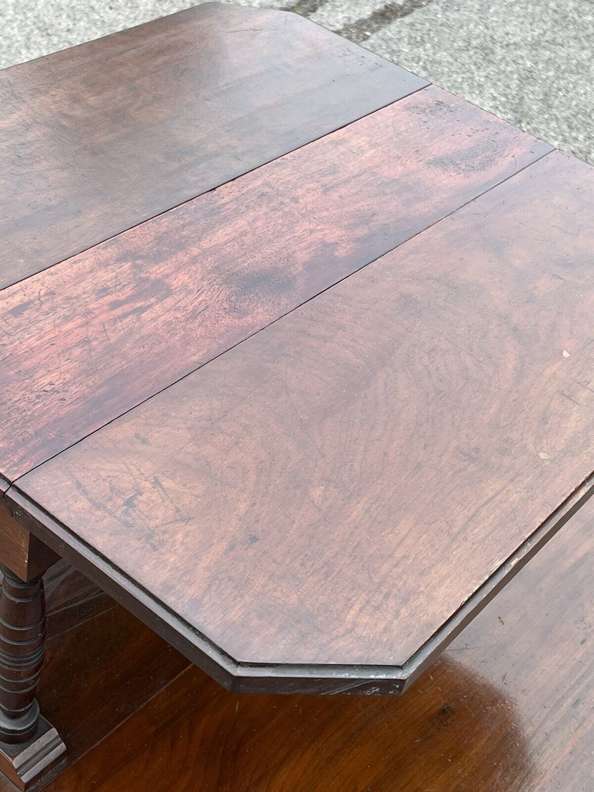 Victorian Mahogany 2 Tier Folding Sutherland Afternoon Tea Table